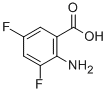 2-Amino-3,5-difluorobenzoic acid Structure,126674-78-0Structure