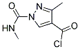 1H-pyrazole-4-carbonyl chloride, 3-methyl-1-[(methylamino)carbonyl]-(9ci) Structure,126675-00-1Structure