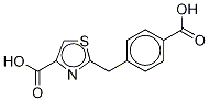 2-[(4-Carboxyphenyl)methyl]-4-thiazolecarboxylic acid Structure,1266962-78-0Structure