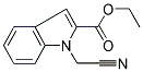 Ethyl 1-(cyanomethyl)-1h-indol-2-carboxylate Structure,126718-04-5Structure