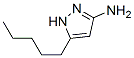 1H-pyrazol-3-amine, 5-pentyl- Structure,126748-59-2Structure