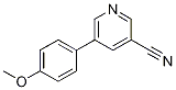 5-(4-Methoxyphenyl)pyridine-3-carbonitrile Structure,1268095-82-4Structure