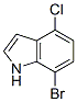 4-Chloro-7-bromoindole Structure,126811-29-8Structure