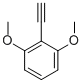 2,6-Dimethoxyphenylacetylene Structure,126829-31-0Structure