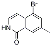 5-Bromo-7-methyl-1(2h)-isoquinolinone Structure,1268521-92-1Structure