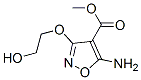 4-Isoxazolecarboxylicacid,5-amino-3-(2-hydroxyethoxy)-,methylester(9ci) Structure,126865-31-4Structure