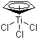 Cyclopentadienyltitanium (Ⅳ) Trichloride Structure,1270-98-0Structure