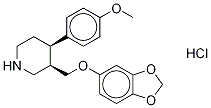 Rac-trans-4-defluoro-4-methoxy paroxetine hydrochloride Structure,127017-74-7Structure