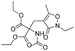 Ethyl 2-acetamido-2-ethoxycarbonyl-3-(2-ethyl-5-methyl-3-oxoisoxazolin-4-yl)propionate Structure,127020-33-1Structure