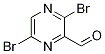 3,6-Dibromopyrazine-2-carbaldehyde Structure,1270497-54-5Structure