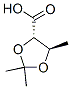 1,3-Dioxolane-4-carboxylicacid,2,2,5-trimethyl-,(4s-trans)-(9ci) Structure,127062-02-6Structure