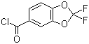 2,2-Difluoro-1,3-benzodioxole-5-carbonyl chloride Structure,127163-51-3Structure