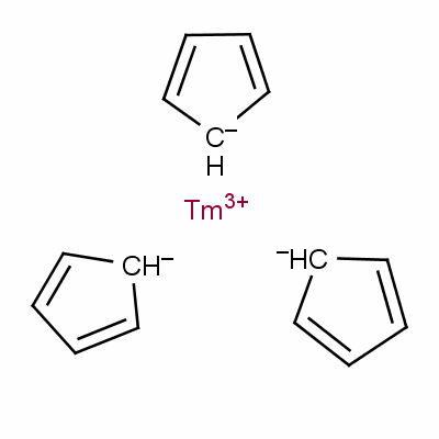 Tris(cyclopentadienyl)thulium Structure,1272-26-0Structure