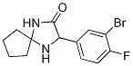 3-(3-Bromo-4-fluorophenyl)-1,4-diazaspiro[4.4]nonan-2-one Structure,1272755-98-2Structure