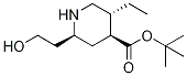 Tert-butyl (2s,4s,5r)-5-ethyl-2-(2-hydroxyethyl)piperidine-4-carboxylate Structure,1273577-31-3Structure