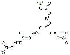 Aluminum potassium sodium dioxido-oxo-silane Structure,12736-96-8Structure