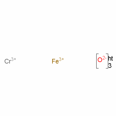 Chromium iron oxide Structure,12737-27-8Structure