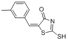 (5E)-2-Mercapto-5-(3-methylbenzylidene)-1,3-thiazol-4(5H)-one Structure,127378-26-1Structure