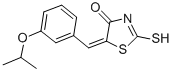 (5E)-5-(3-Isopropoxybenzylidene)-2-mercapto-1,3-thiazol-4(5H)-one Structure,127378-77-2Structure