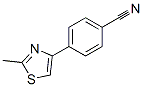 4-(2-Methyl-1,3-thiazol-4-yl)benzonitrile Structure,127406-79-5Structure