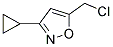 Isoxazole, 5-(chloromethyl)-3-cyclopropyl-(9ci) Structure,127450-87-7Structure