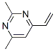 Pyrimidine, 4-ethenyl-2,6-dimethyl- (9ci) Structure,127588-28-7Structure