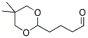 5,5-Dimethyl-2-(3-formylpropyl)-1,3-dioxane Structure,127600-13-9Structure