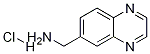 6-Quinoxalinemethanamine, hydrochloride Structure,1276056-88-2Structure