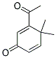 2,5-Cyclohexadien-1-one, 3-acetyl-4,4-dimethyl-(9ci) Structure,127701-69-3Structure