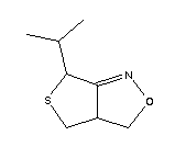 3H,6h-thieno[3,4-c]isoxazole,3a,4-dihydro-6-(1-methylethyl)-,cis-(9ci) Structure,127865-49-0Structure