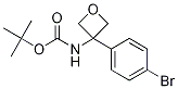 Tert-butyl (3-(4-bromophenyl)oxetan-3-yl)carbamate Structure,1279090-24-2Structure