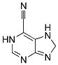 1H-purine-6-carbonitrile, 7,8-dihydro-(9ci) Structure,128033-35-2Structure