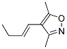 Isoxazole, 4-(1-butenyl)-3,5-dimethyl-, (e)-(9ci) Structure,128035-76-7Structure