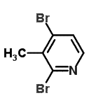 2,4-Dibromo-3-methylpyridine Structure,128071-93-2Structure