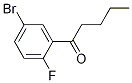 1-(5-Bromo-2-fluorophenyl)pentan-1-one Structure,1280786-93-7Structure