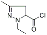 1-Ethyl-3-methyl-1h-pyrazole-5-carbonyl chloride Structure,128249-59-2Structure