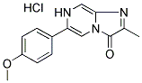 6-(4-Methoxyphenyl)-2-methyl-3,7-dihydroimidazo[1,2-a]pyrazin-3(7H)-one hydrochloride Structure,128322-44-1Structure