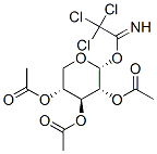 2,3,4-Tri-o-acetyl-1-o-(2,2,2-trichloroethanimidoyl)-alpha-d-glycero-pentopyranose Structure,128376-91-0Structure