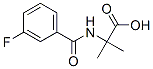 Alanine, n-(3-fluorobenzoyl)-2-methyl- Structure,128396-74-7Structure