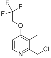 2-Chloromethyl-3-methyl-4-(2,2,2-trifluoroethoxy)pyridine Structure,128430-66-0Structure