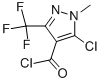 5-Chloro-1-methyl-3-(trifluoromethyl)-1h-pyrazole-4-carbonyl chloride Structure,128564-57-8Structure