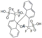 1,1’-Binaphthyl-2,2’-diyl bis(trifluoromethane)sulphonate Structure,128575-34-8Structure