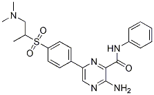 3-Amino-6-[4-[[2-(dimethylamino)-1-methylethyl]sulfonyl]phenyl]-n-phenyl-2-pyrazinecarboxamide Structure,1286238-55-8Structure