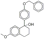 Rac 4-hydroxy-7-methoxy-4-(4-benzyloxyphenyl)-1,2,3,4-tetrahydronaphthalene Structure,1286878-19-0Structure