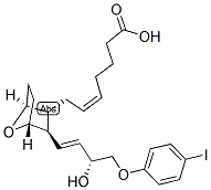 (5Z)-7-{(1s,2s,3r,4r)-3-[(1e,3r)-3-hydroxy-4-(4-iodophenoxy)-1-buten-1-yl]-7-oxabicyclo[2.2.1]hept-2-yl}-5-heptenoic acid Structure,128719-90-4Structure