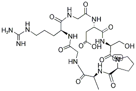 Cyclo(-gly-arg-gly-asp-ser-pro-ala) Structure,128857-77-2Structure