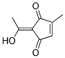 4-Cyclopentene-1,3-dione, 2-(1-hydroxyethylidene)-4-methyl-, (e)-(9ci) Structure,128886-98-6Structure