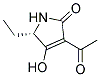 2H-pyrrol-2-one, 3-acetyl-5-ethyl-1,5-dihydro-4-hydroxy-, (s)-(9ci) Structure,128892-51-3Structure