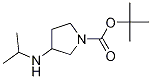 3-Isopropylamino-pyrrolidine-1-carboxylic acid tert-butyl ester Structure,1289385-05-2Structure