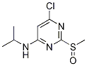 (6-Chloro-2-methanesulfinyl-pyrimidin-4-yl)-isopropyl-amine Structure,1289386-63-5Structure